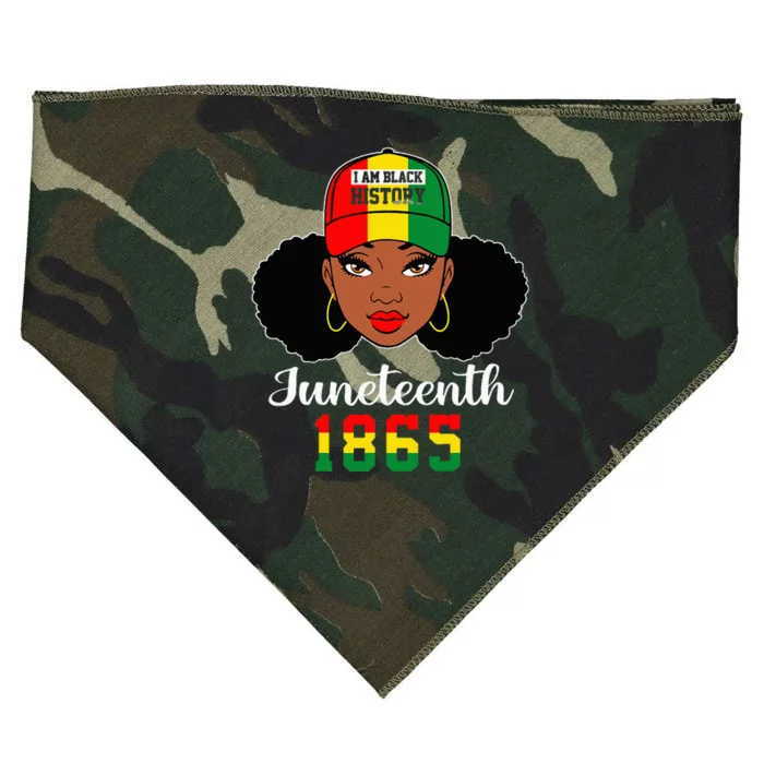 Juneteenth 1865 Celebrate Freedom Celebrating Black Women USA-Made Doggie Bandana