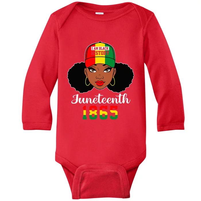 Juneteenth 1865 Celebrate Freedom Celebrating Black Women Baby Long Sleeve Bodysuit