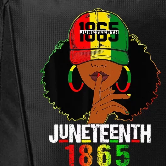 Juneteenth 1865 Celebrate Freedom Celebrating Black Wo City Backpack