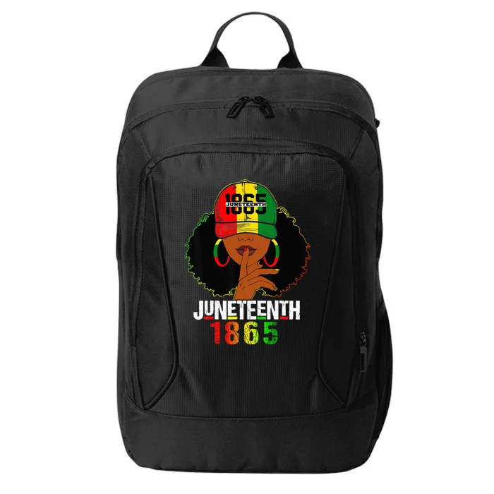 Juneteenth 1865 Celebrate Freedom Celebrating Black Wo City Backpack