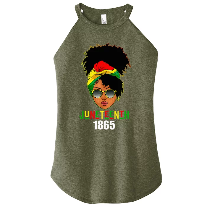 Juneteenth 1865 Celebrate Freedom Celebrating Women’s Perfect Tri Rocker Tank