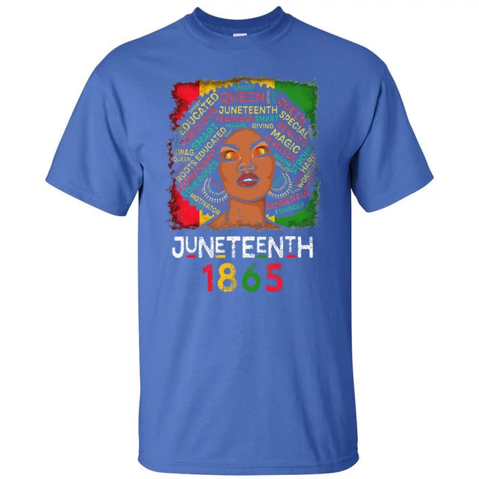 Juneteenth 1865 Celebrate African American Freedom Day Tall T-Shirt