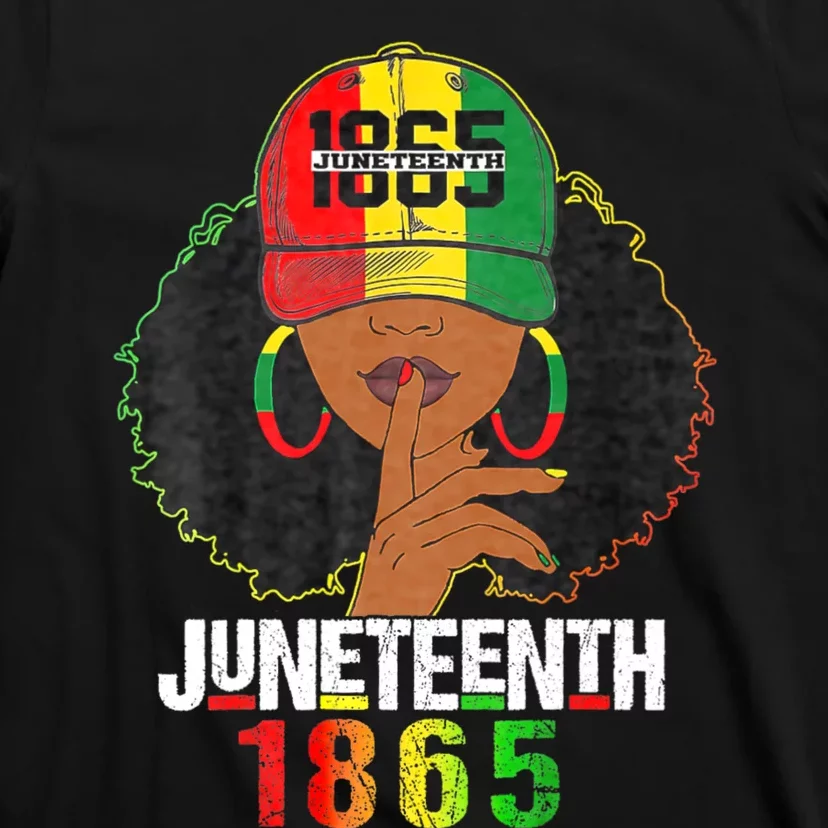 Juneteenth 1865 Celebrate Freedom Celebrating Black Women T-Shirt