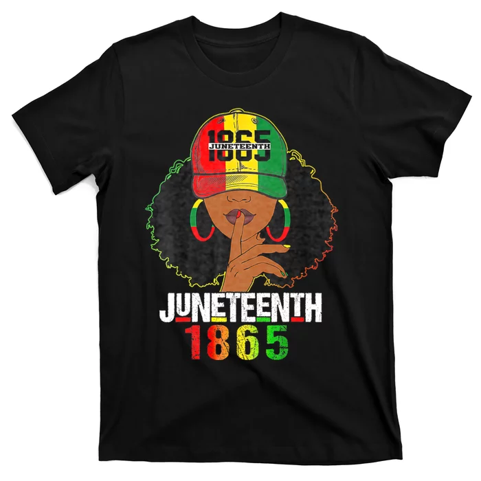 Juneteenth 1865 Celebrate Freedom Celebrating Black Women T-Shirt