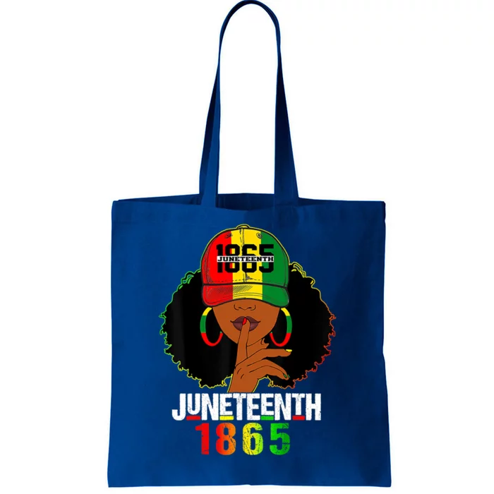 Juneteenth 1865 Celebrate Freedom Celebrating Black Women Tote Bag