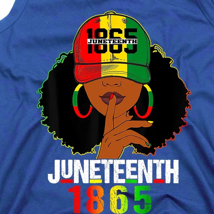 Juneteenth 1865 Celebrate Freedom Celebrating Black Women Tank Top