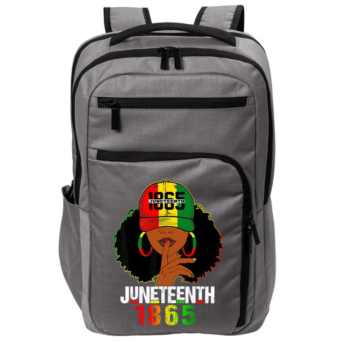 Juneteenth 1865 Celebrate Freedom Celebrating Black Women Impact Tech Backpack