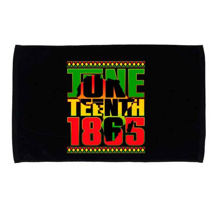 Juneteenth 1865 Celebrating Black Freedom Independence Day Meaningful Gift Microfiber Hand Towel