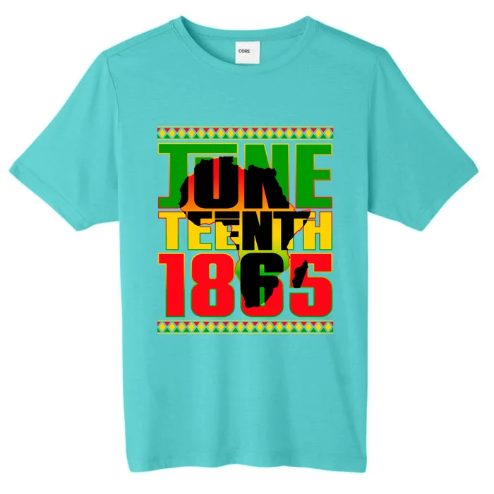 Juneteenth 1865 Celebrating Black Freedom Independence Day Meaningful Gift ChromaSoft Performance T-Shirt