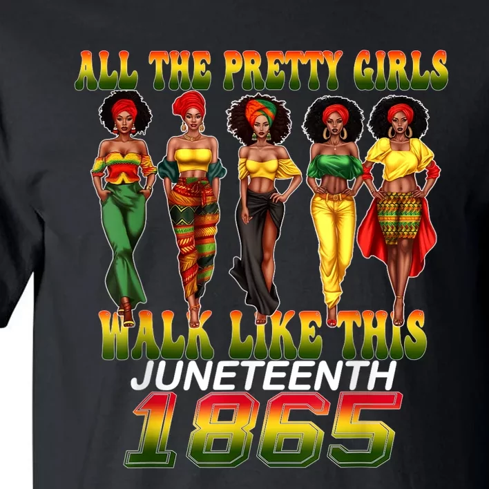 Juneteenth 1865 Celebrate Freedom Celebrating Black Tall T-Shirt