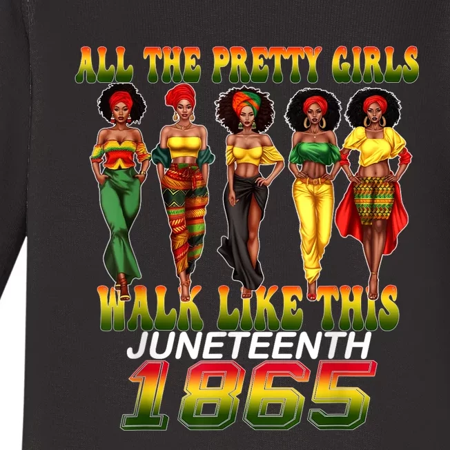 Juneteenth 1865 Celebrate Freedom Celebrating Black Baby Long Sleeve Bodysuit