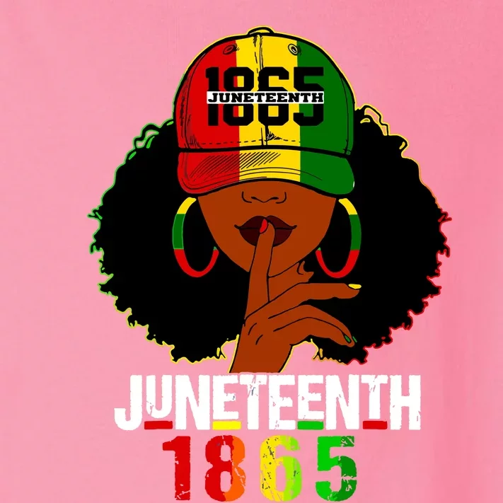 Juneteenth 1865 Celebrate Freedom Celebrating Black Women Toddler Long Sleeve Shirt