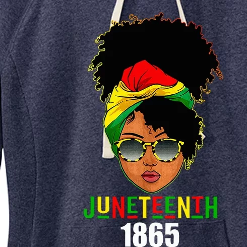 Juneteenth 1865 Celebrate Freedom Celebrating Women's Fleece Hoodie