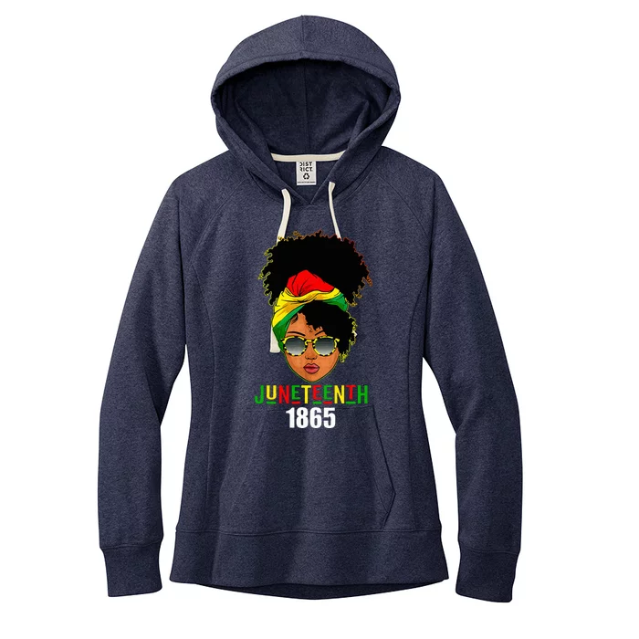 Juneteenth 1865 Celebrate Freedom Celebrating Women's Fleece Hoodie