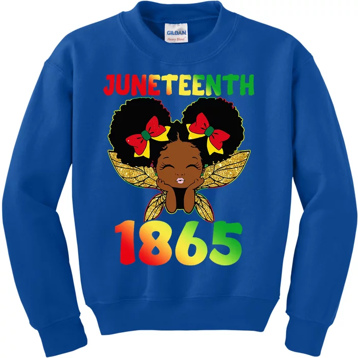 Juneteenth 1865 Celebrate Freedom Day Kids Sweatshirt