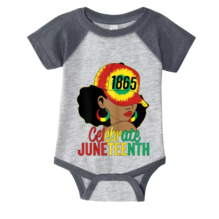 Juneteenth 1865 Celebrate Freedom Day African American Infant Baby Jersey Bodysuit