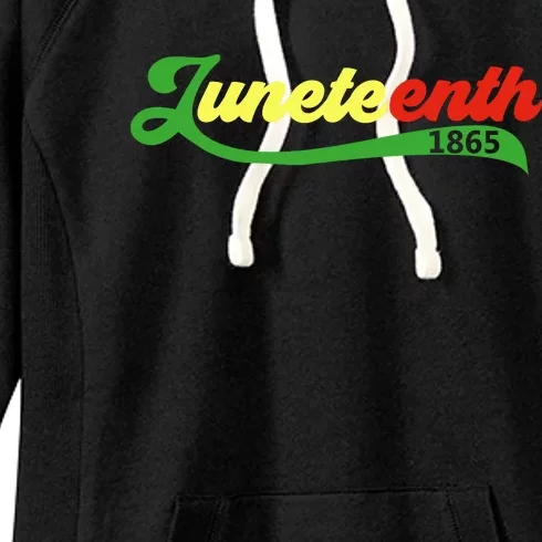 Juneteenth 1865 Celebration Graphic Women's Fleece Hoodie