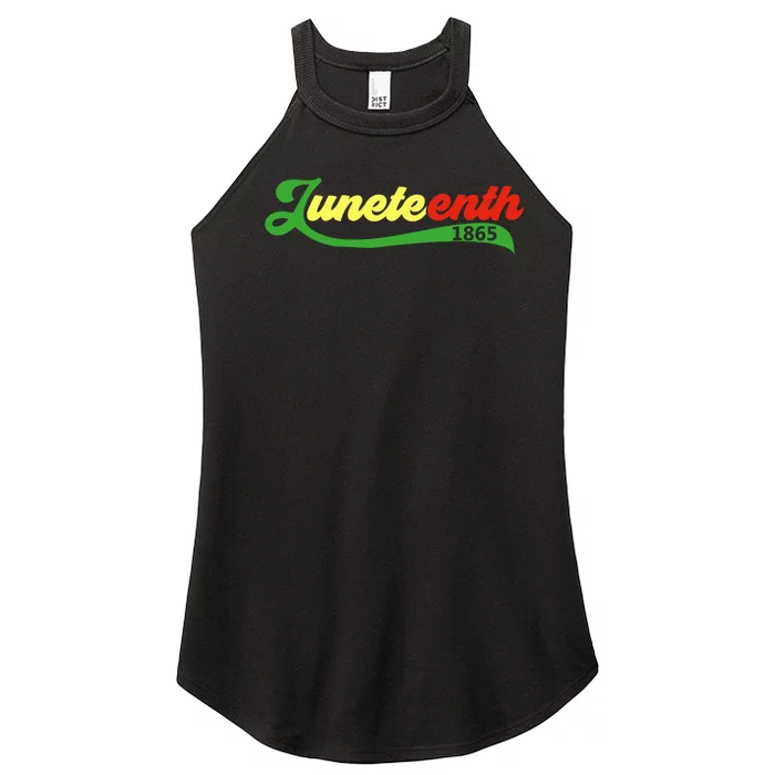 Juneteenth 1865 Celebration Graphic Women’s Perfect Tri Rocker Tank