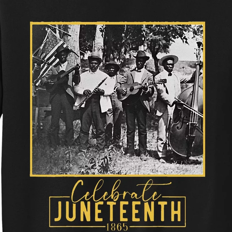 Juneteenth 1900 Emancipation Day Celebration Band Tall Sweatshirt