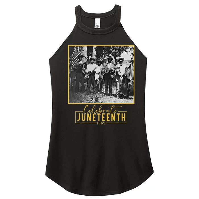 Juneteenth 1900 Emancipation Day Celebration Band Women’s Perfect Tri Rocker Tank