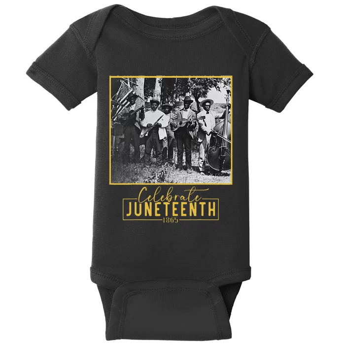 Juneteenth 1900 Emancipation Day Celebration Band Baby Bodysuit