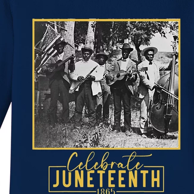 Juneteenth 1900 Emancipation Day Celebration Band Baby Long Sleeve Bodysuit