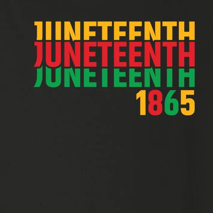 Juneteenth 1865 Freedom Celebration Graphic Toddler Long Sleeve Shirt