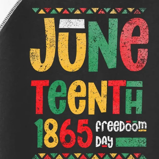 Juneteenth 1865 Freedom Day Celebrate Black History Toddler Fine Jersey T-Shirt