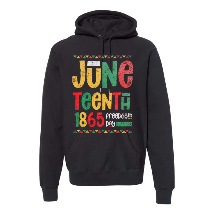 Juneteenth 1865 Freedom Day Celebrate Black History Premium Hoodie