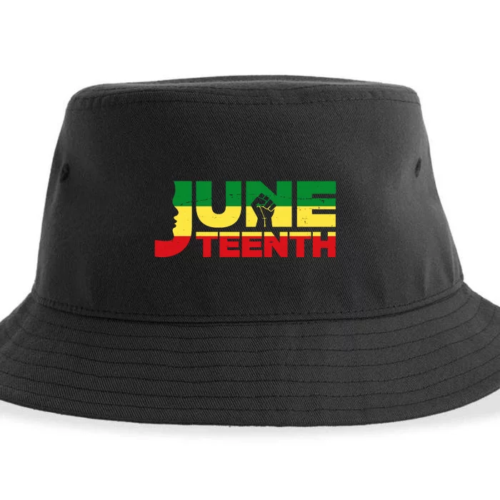 Juneteenth 1865 Freedom Black Pride Sustainable Bucket Hat