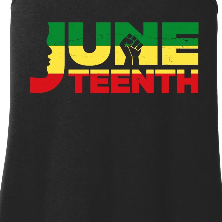 Juneteenth 1865 Freedom Black Pride Ladies Essential Tank