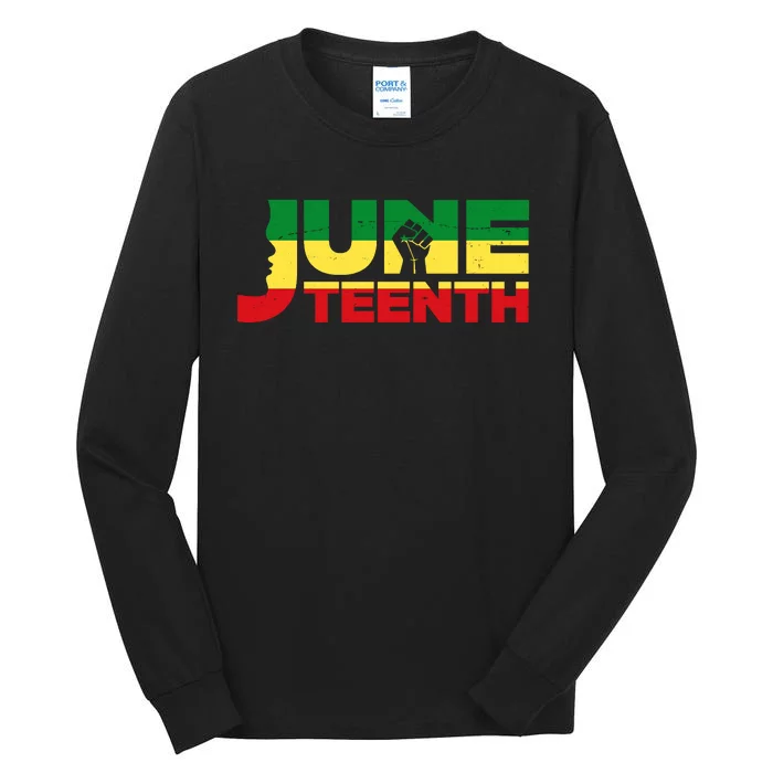 Juneteenth 1865 Freedom Black Pride Tall Long Sleeve T-Shirt