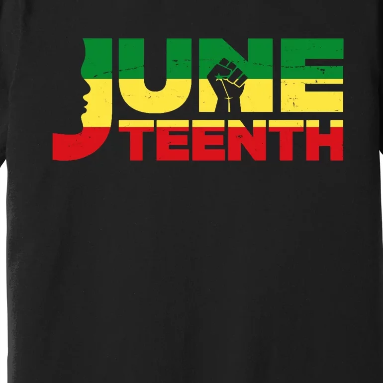 Juneteenth 1865 Freedom Black Pride Premium T-Shirt