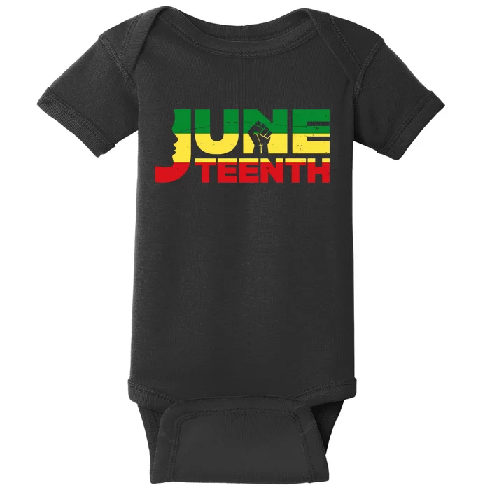 Juneteenth 1865 Freedom Black Pride Baby Bodysuit