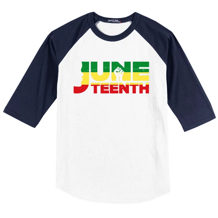 Juneteenth 1865 Freedom Black Pride Baseball Sleeve Shirt