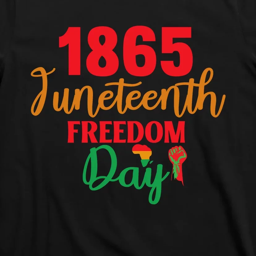 Juneteenth 1865 Freedom Day Celebration T-Shirt