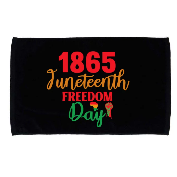 Juneteenth 1865 Freedom Day Celebration Microfiber Hand Towel