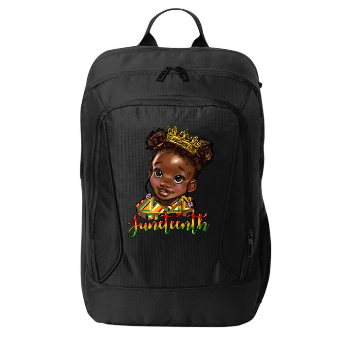 Juneteenth 1865 Freedom African Kente Black Gift City Backpack