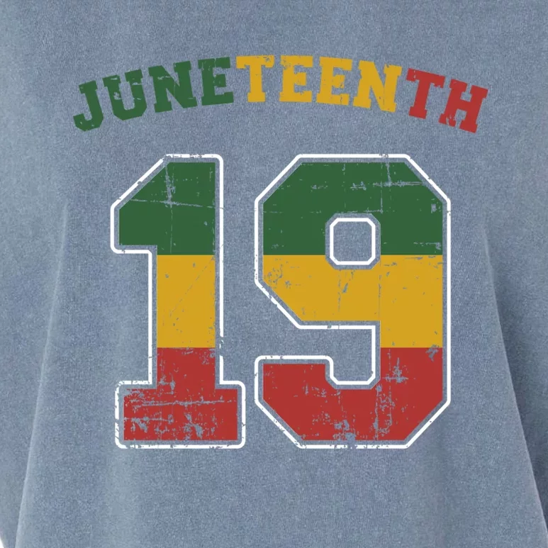 Juneteenth 19 Frican Independence And Freedom 1865 Gift Garment-Dyed Women's Muscle Tee