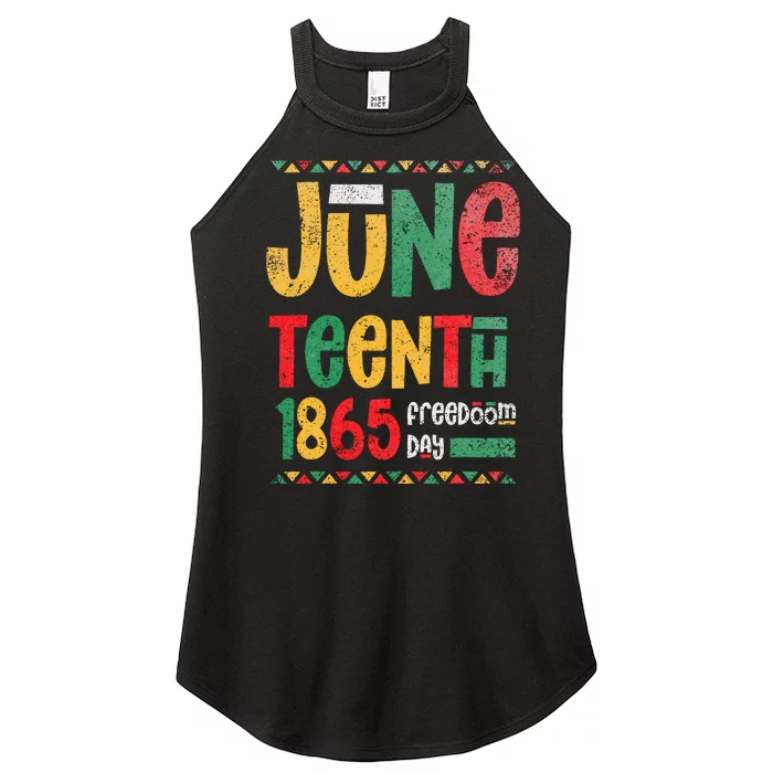 Juneteenth 1865 Freedom Day Celebrate Black History Women’s Perfect Tri Rocker Tank