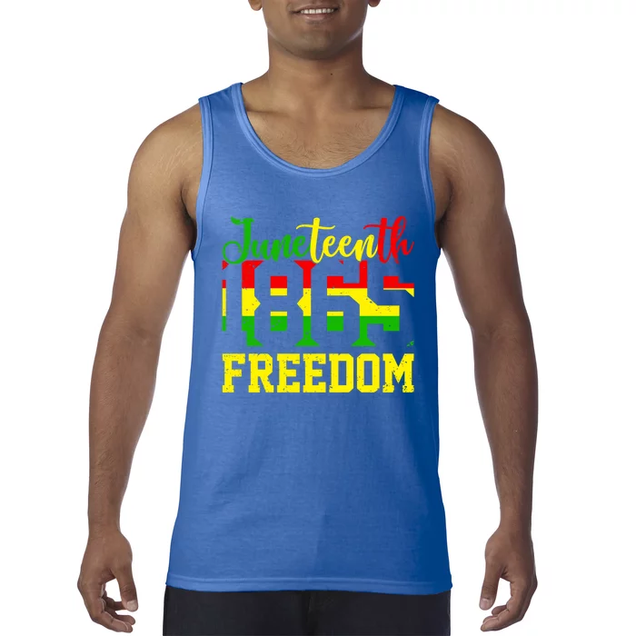 Juneteenth 1865 Freedom Day Black History Mom Mother's Day Gift Tank Top