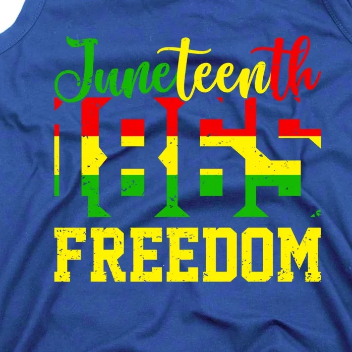 Juneteenth 1865 Freedom Day Black History Mom Mother's Day Gift Tank Top