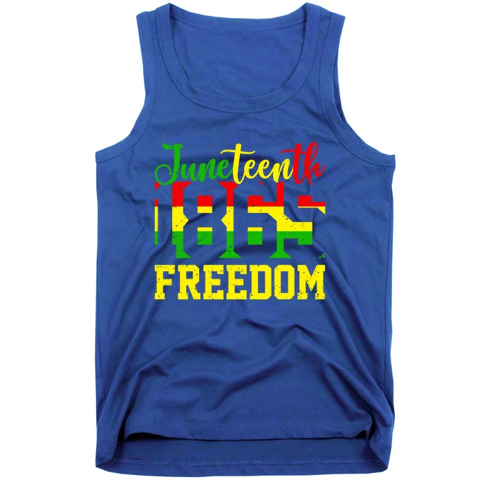 Juneteenth 1865 Freedom Day Black History Mom Mother's Day Gift Tank Top