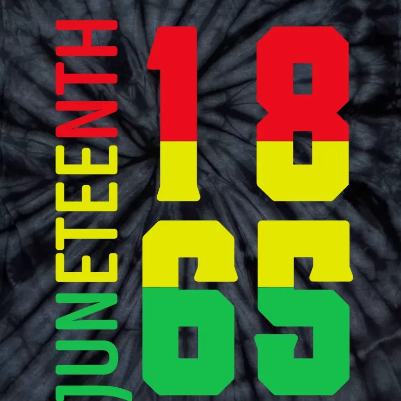 Juneteenth 1865 Freedom Day Celebration Tie-Dye T-Shirt