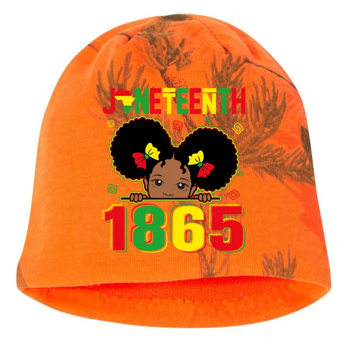 Juneteenth 1865 Freedom Independence African Melanin Great Gift Kati - Camo Knit Beanie