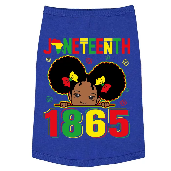 Juneteenth 1865 Freedom Independence African Melanin Great Gift Doggie Tank