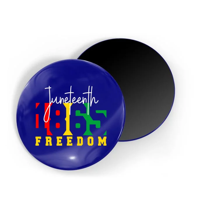 Juneteenth 1865 Freedom Day Pride Black Usa Afro Gift Magnet