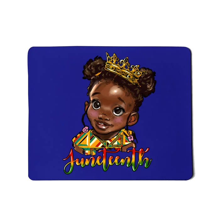 Juneteenth 1865 Freedom African Kente Black Funny Gift Mousepad