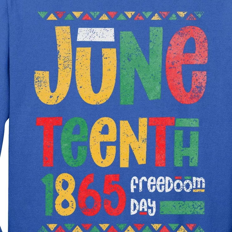 Juneteenth 1865 Freedom Day Celebrate Black History Long Sleeve Shirt