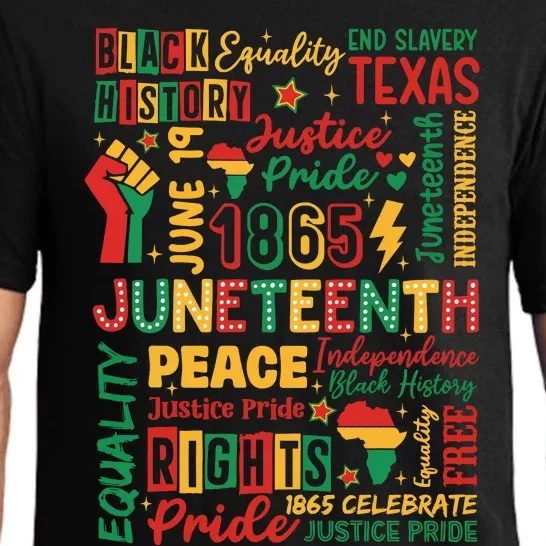 Juneteenth 1865 Freedom Equality Awareness Pajama Set